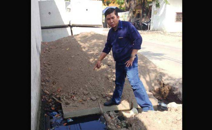 Proyek Box Culvert di Tambak Deres Mangkrak Proyek Box Culvert di Tambak Deres Mangkrak