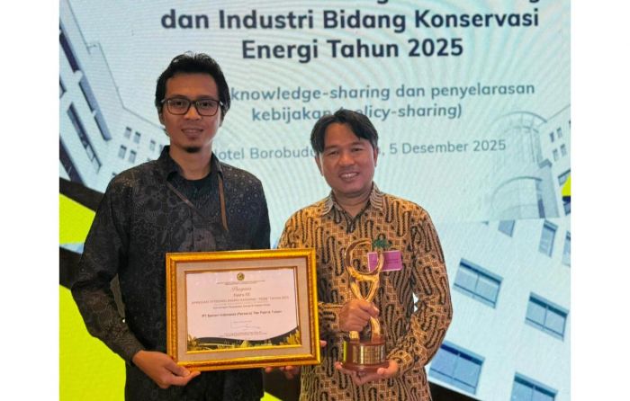 SIG Pabrik Tuban Raih Penghargaan dari Kementerian ESDM Berkat Penerapan Efisiensi Energi