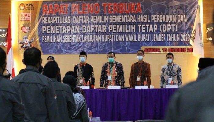 Alami Penurunan, KPU Tetapkan DPT Pilkada Jember 1.825.386 Pemilih Alami Penurunan, KPU Tetapkan DPT Pilkada Jember 1.825.386 Pemilih