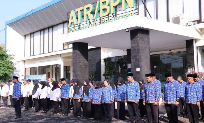 Kantah Kabupaten Pasuruan Gelar Upacara Peringatan Hari Lahir Pancasila 2025