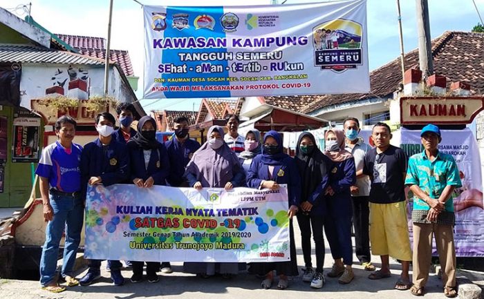 LPPM UTM Bentuk KKN Tematik Satgas Covid-19, Berikan Bantuan Tempat Cuci Tangan