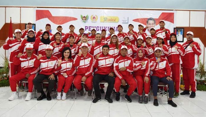 Berangkatkan Kontingen Porprov, Wali Kota Kediri Targetkan Juara 2