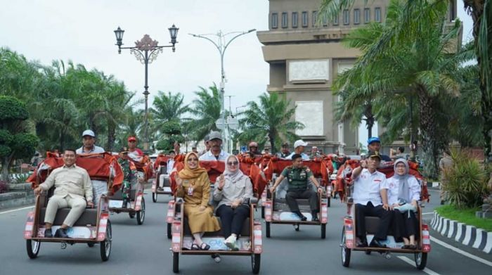 Pemkab Kediri Apresiasi Bantuan 200 Becak Listrik dari Presiden Prabowo