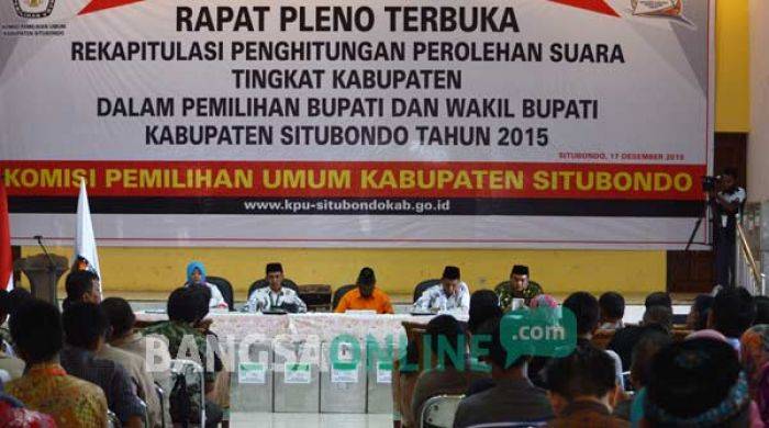 Rekapitulasi Suara Pilkada Situbondo: Diwarnai Aksi Walk Out, KPU Dituding Curang Rekapitulasi Suara Pilkada Situbondo: Diwarnai Aksi Walk Out, KPU Dituding Curang