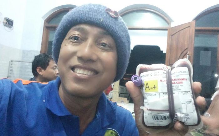 Gandeng PMI Kabupaten Kediri, Keluarga Besar Masjid di Bangkok Gelar Donor Darah