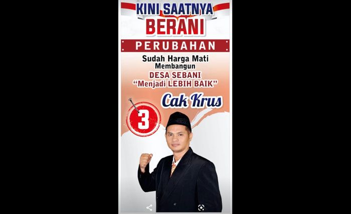 Berbekal Tingginya Kepercayaan, Cakades 03 Krustiyanto Siap Maju Pilkades Sebani Sidoarjo Berbekal Tingginya Kepercayaan, Cakades 03 Krustiyanto Siap Maju Pilkades Sebani Sidoarjo