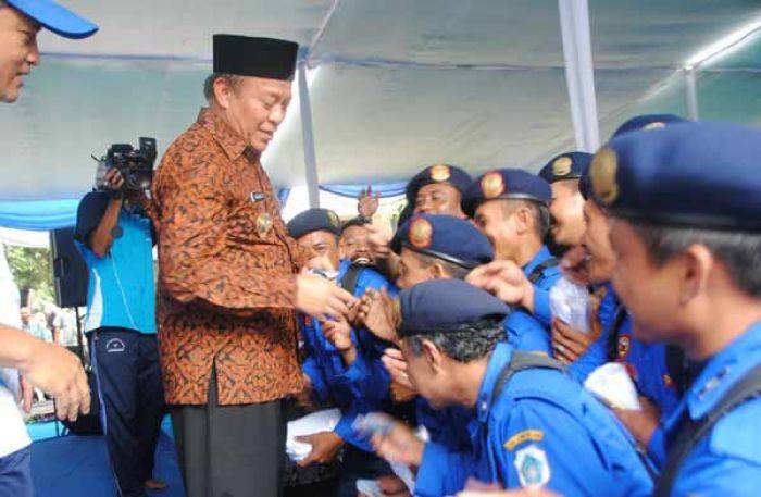 Bupati Lamongan Pamitan dengan Jajaran Staf Pemkab