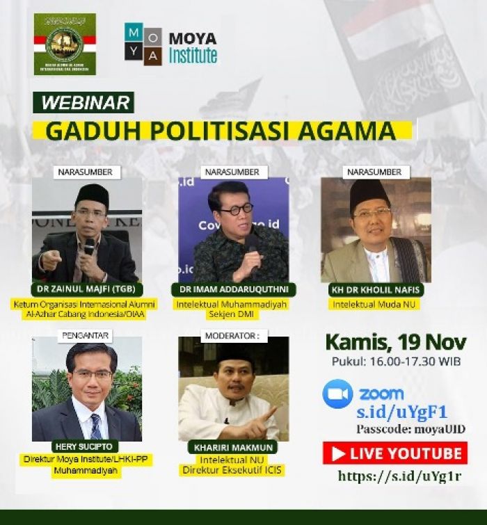 Politisasi Agama Sumber Perpecahan, Jika Islam ke Arah Kanan atau Kiri Bakal Hancur Politisasi Agama Sumber Perpecahan, Jika Islam ke Arah Kanan atau Kiri Bakal Hancur
