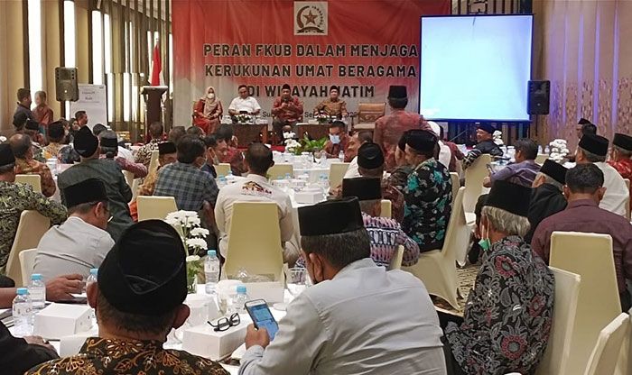 Ciptakan Kerukunan Beragama, Polda Jatim Gandeng FKUB Provinsi Gelar FGD