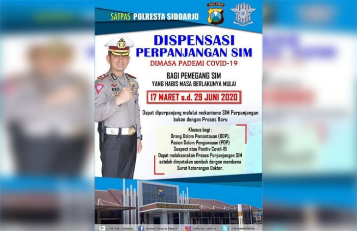 SIM Anda Mati? Tak Perlu Urus Baru, Satlantas Polresta Sidoarjo Beri Dispensasi SIM Anda Mati? Tak Perlu Urus Baru, Satlantas Polresta Sidoarjo Beri Dispensasi