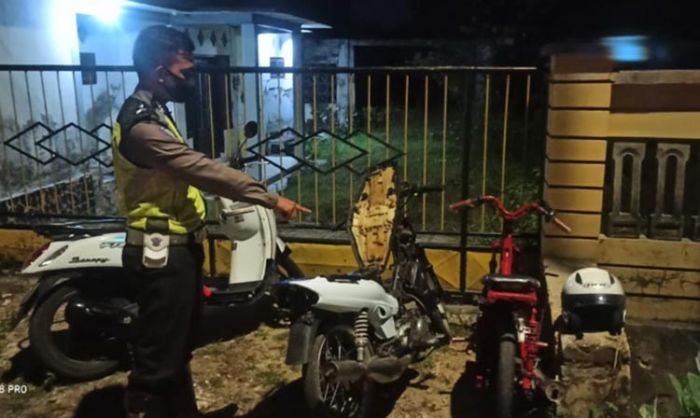 ​Ketahuan Hendak Balap Liar, 6 Motor Diamankan Satlantas Sumenep