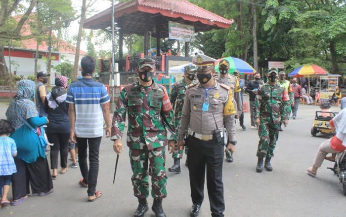 Jelang Libur Panjang, Danrem Pantau Kedisiplinan Protokol Kesehatan Covid-19 di Kota Blitar