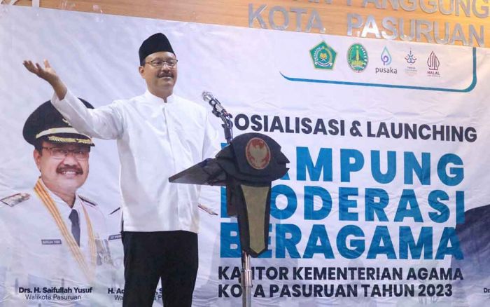 Luncurkan Kampung Moderasi Beragama, Gus Ipul Ajak Jaga Toleransi dan Wujudkan Keadilan