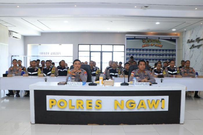 Polres Ngawi Minta Bhabinkamtibmas Perkuat Deteksi Dini dan Dukung Ekonomi Warga