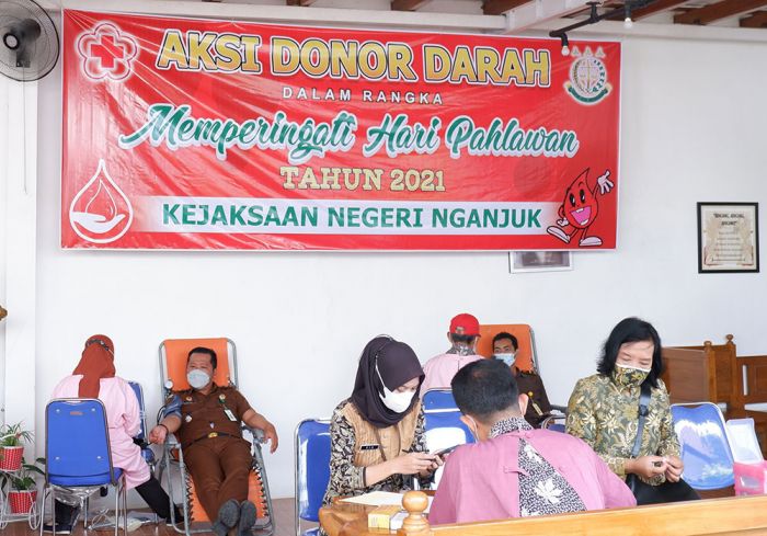 Peringati Hari Pahlawan, Kejari Nganjuk Gelar Donor Darah Peringati Hari Pahlawan, Kejari Nganjuk Gelar Donor Darah