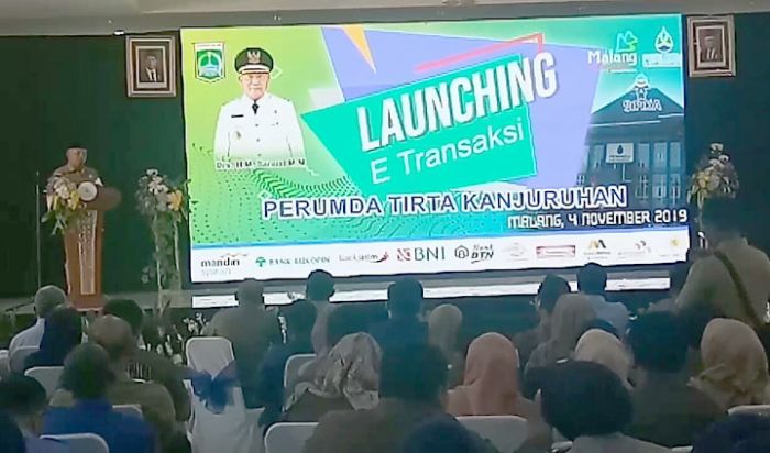 Bupati Malang Resmikan e-Transaksi, Bayar Rekening Air Hingga Pasang Pipa Baru Bisa Online