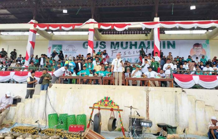 Begini Pesan Gus Muhaimin saat Membuka Festival Karapan Sapi di Bangkalan