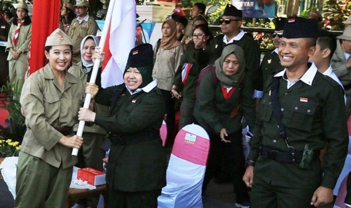 Tampil Bareng di Parade Surabaya Juang 2019, Begini Pesan Wali Kota dan Wawali