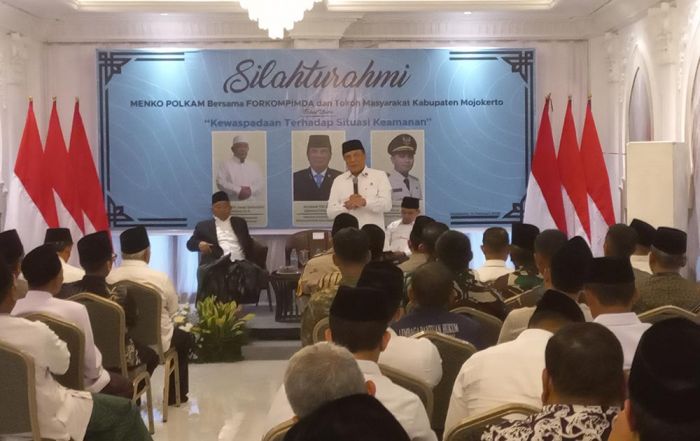 Menko Polkam Kagumi Potensi Mojokerto, Ajak Masyarakat Waspadai Hoaks dan Jaga Alam