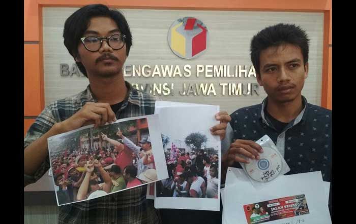 Pemilih Milenial Laporkan Dugaan Pelanggaran Kampanye Gus Ipul-Puti ke Bawaslu Jatim