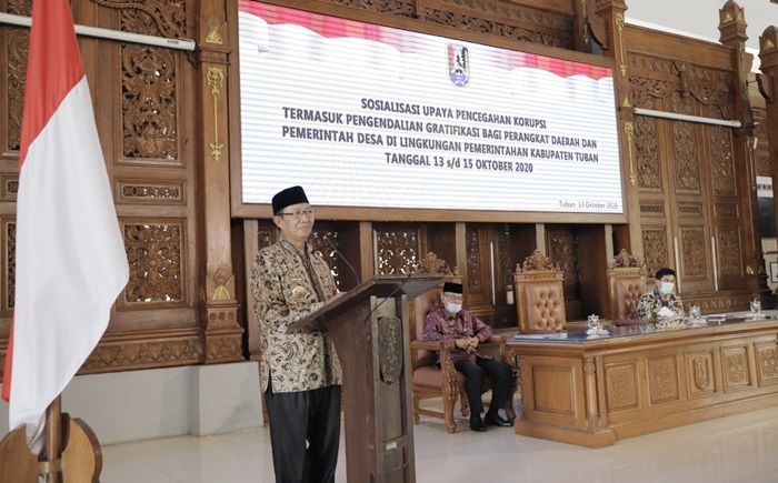 Bupati Tuban Minta Inspektorat Rutin Gelar Sosialisasi Pencegahan Korupsi Bupati Tuban Minta Inspektorat Rutin Gelar Sosialisasi Pencegahan Korupsi
