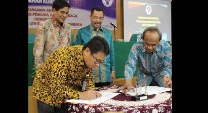 Kemenpora dan Pasca Sarjana UINSA Teken Kerjasama Kemenpora dan Pasca Sarjana UINSA Teken Kerjasama