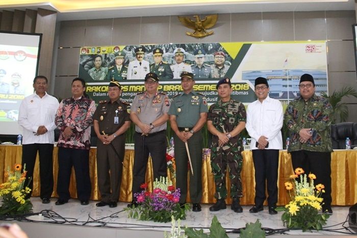 Danguskamla Koarmada II Berikan Pembekalan di Rakorops Kepolisian Terpusat