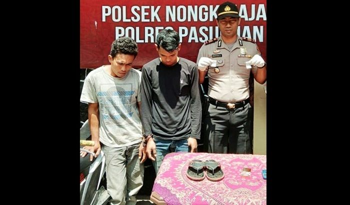 Polsek Nongkojajar Pasuruan Ringkus Dua Pemuda Saat Kencan Bawa Sabu Polsek Nongkojajar Pasuruan Ringkus Dua Pemuda Saat Kencan Bawa Sabu