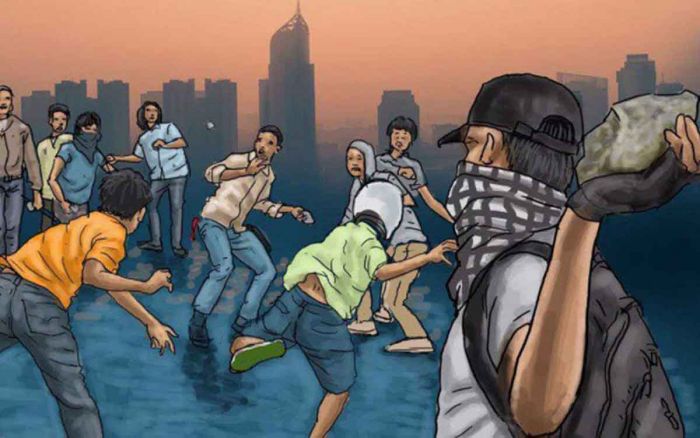 Tawuran Gangster di Surabaya, 1 Pemuda Tewas Tawuran Gangster di Surabaya, 1 Pemuda Tewas