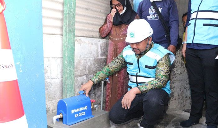 Warga Kedanyang Gresik Akhirnya dapat Aliran Air Bersih dari Perumda Giri Tirta