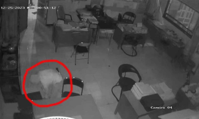 Pencurian Brankas Berisi Uang di SMPN 3 Mojoagung Jombang Terekam CCTV