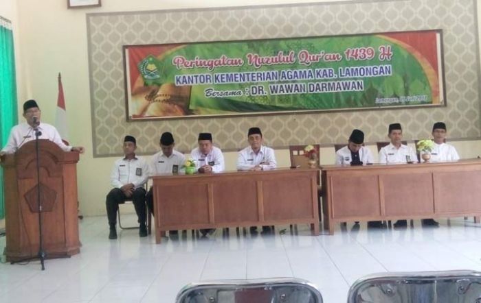 Kepala Kemenag Lamongan: Peringatan Nuzulul Quran untuk Introspeksi Diri Kepala Kemenag Lamongan: Peringatan Nuzulul Quran untuk Introspeksi Diri