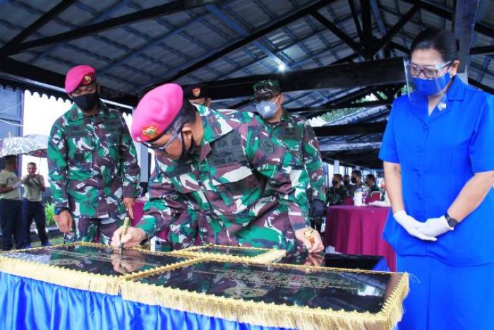 Danlantamal VIII Resmikan Masjid Al-Jabbar Yonmarhanlan VIII Bitung Danlantamal VIII Resmikan Masjid Al-Jabbar Yonmarhanlan VIII Bitung