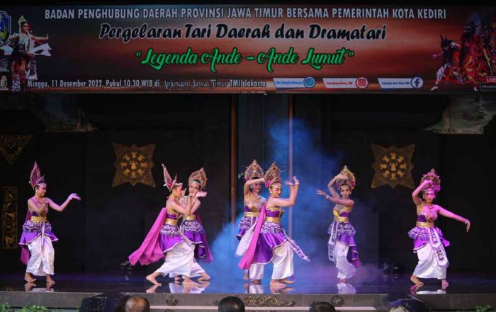 Lestarikan Budaya Kadhiri, Disbudparpora Kota Kediri Tampilkan Legenda Ande-Ande Lumut di TMII Lestarikan Budaya Kadhiri, Disbudparpora Kota Kediri Tampilkan Legenda Ande-Ande Lumut di TMII