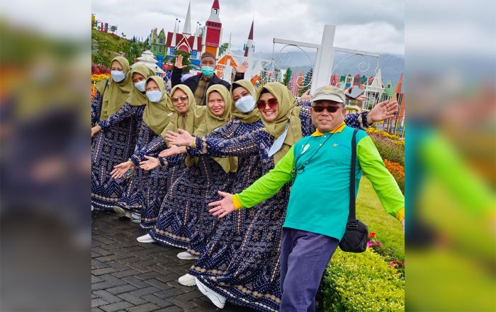 Rombongan Dinkes Sumenep Ngelencer ke Batu saat Pendemi Level 2 Rombongan Dinkes Sumenep Ngelencer ke Batu saat Pendemi Level 2