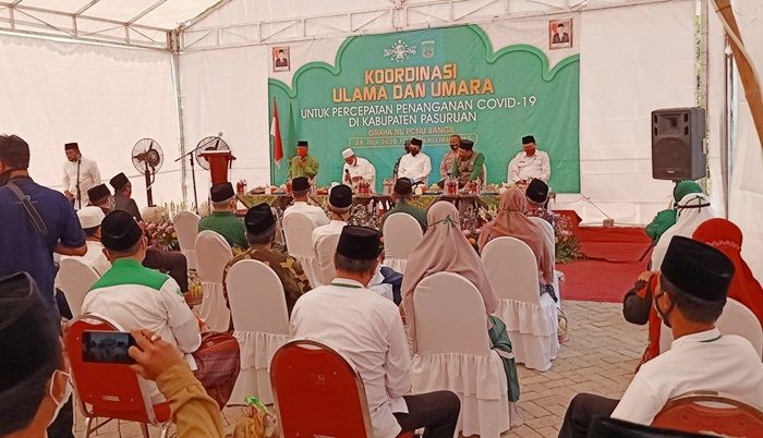 Putus Penyebaran Covid-19, Bupati Pasuruan Undang Puluhan Ulama dan Umaro