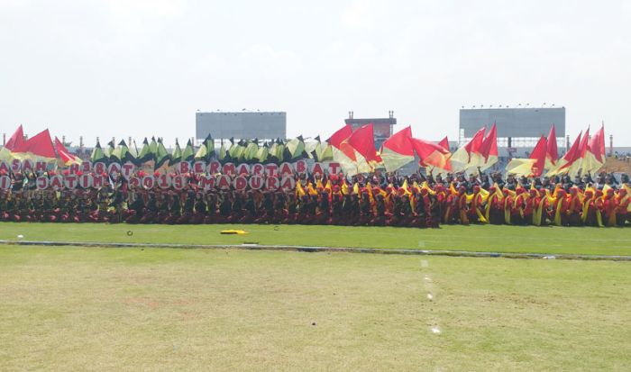 Pembukaan Porseni MA Jawa Timur 2019 Digelar di Stadion Gelora Bangkalan