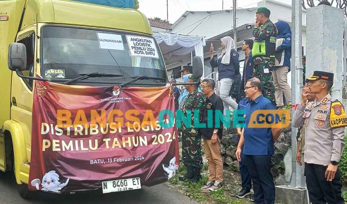 Pertimbangan Geografis, KPU Kota Batu Baru Distribusikan Logistik Pemilu 2024 Pertimbangan Geografis, KPU Kota Batu Baru Distribusikan Logistik Pemilu 2024