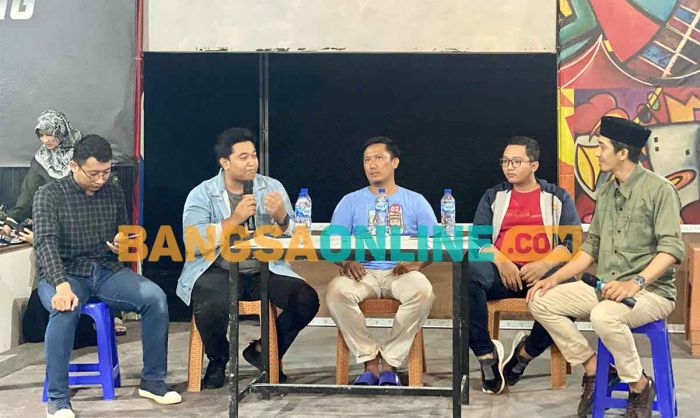 Tiga Tim Capres-Cawapres di Gresik Adu Gagasan Tiga Tim Capres-Cawapres di Gresik Adu Gagasan
