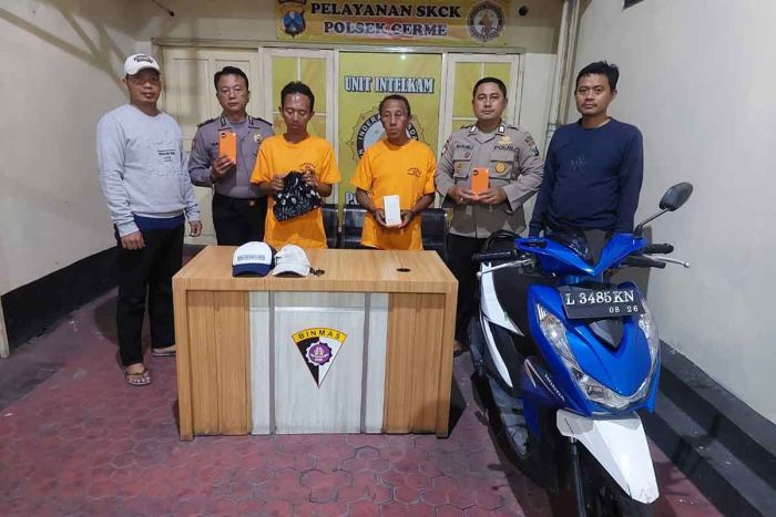 Modus Sebagai Tukang AC, Dua Pelaku Pencurian Asal Surabaya Gasak 5 Handphone di Gresik Modus Sebagai Tukang AC, Dua Pelaku Pencurian Asal Surabaya Gasak 5 Handphone di Gresik