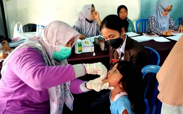 Sub PIN Polio Kota Kediri Putaran Kedua Lampaui Target