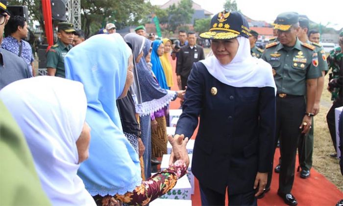 Buka TMMD, Gubernur Khofifah Harap Perluas dan Percepat Kesejahteraan Masyarakat