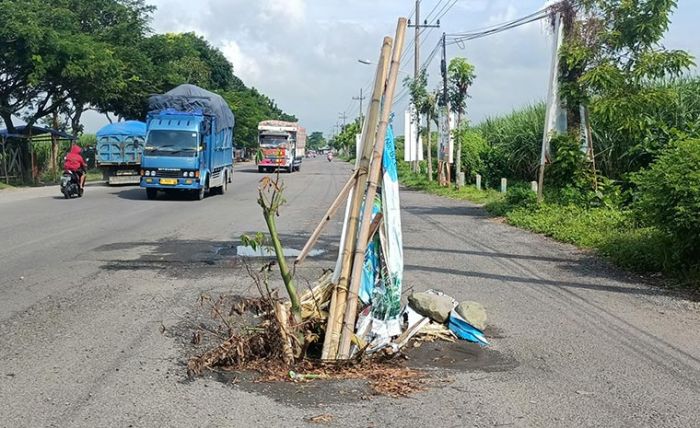 Jalan Rusak, Dishub Kabupaten Kediri Gelar Operasi Angkutan di Jalan Raya