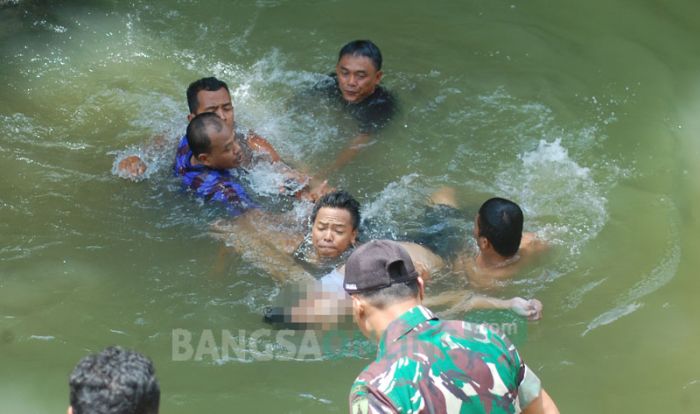 Seorang Pelajar Tenggelam di Sungai Dam Bagong Trenggalek