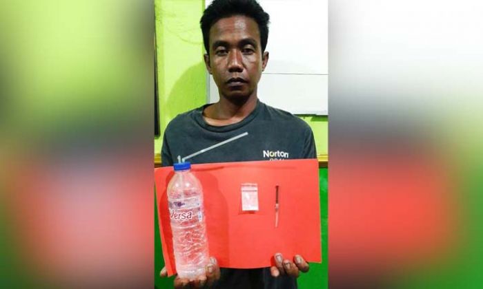Saat Ditangkap, Warga Bangkalan Pemilik Sabu Bersembunyi di Plafon Rumah