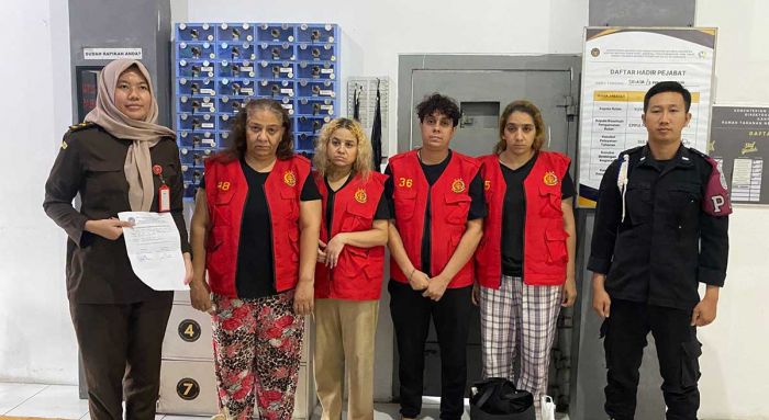 Rutan Perempuan Porong Terima 4 WNA Kasus Pencurian Emas