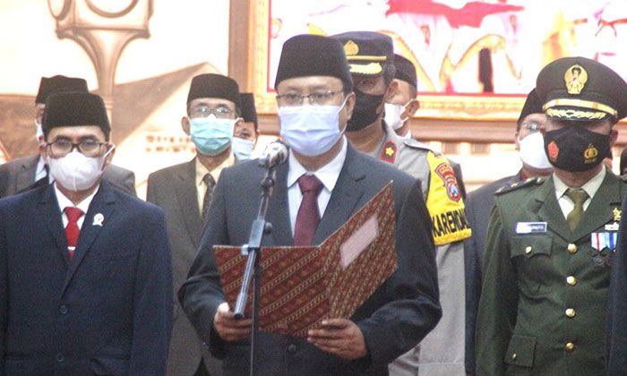 Berikut Pesan Wali Kota Pasuruan saat Kukuhkan 75 Paskibraka