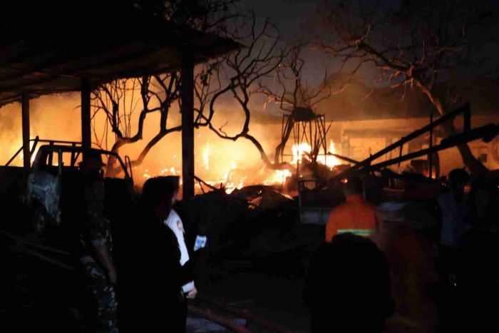 Gudang Mebel di Kota Blitar Terbakar, Pemilik Rugi Ratusan Juta