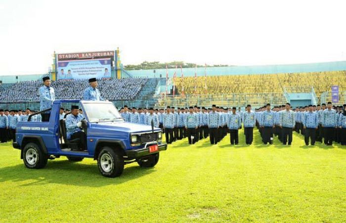 Peringatan HUT Korpri ke-45 di Malang, Bupati Tekankan Netralitas dan Peningkatan Kinerja Aparatur