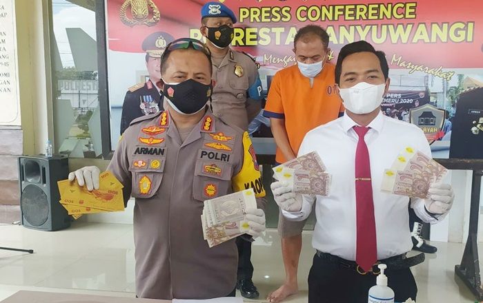 ​Barang Bukti Uang Asing Palsu di Banyuwangi Bertambah Jadi Rp 4,5 Triliun